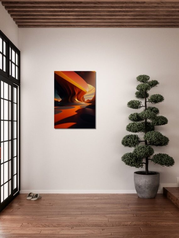 Orange Wave Dreamscape