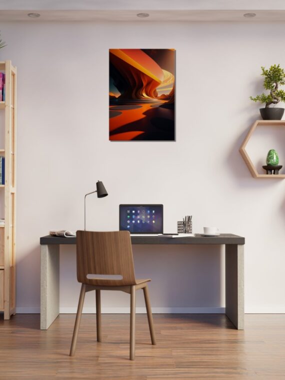 Orange Wave Dreamscape